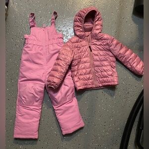 Winter coat and snow pants toddler 4